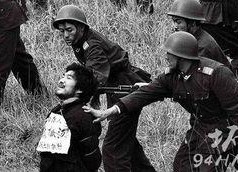 枪毙现场照片,还原惨烈一幕